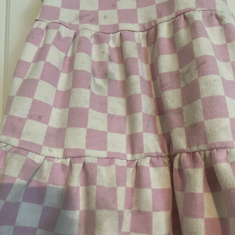 $5 ADD ON Zara‎ Dress Grayson Mini pink white checkered toddler 18M TARGET